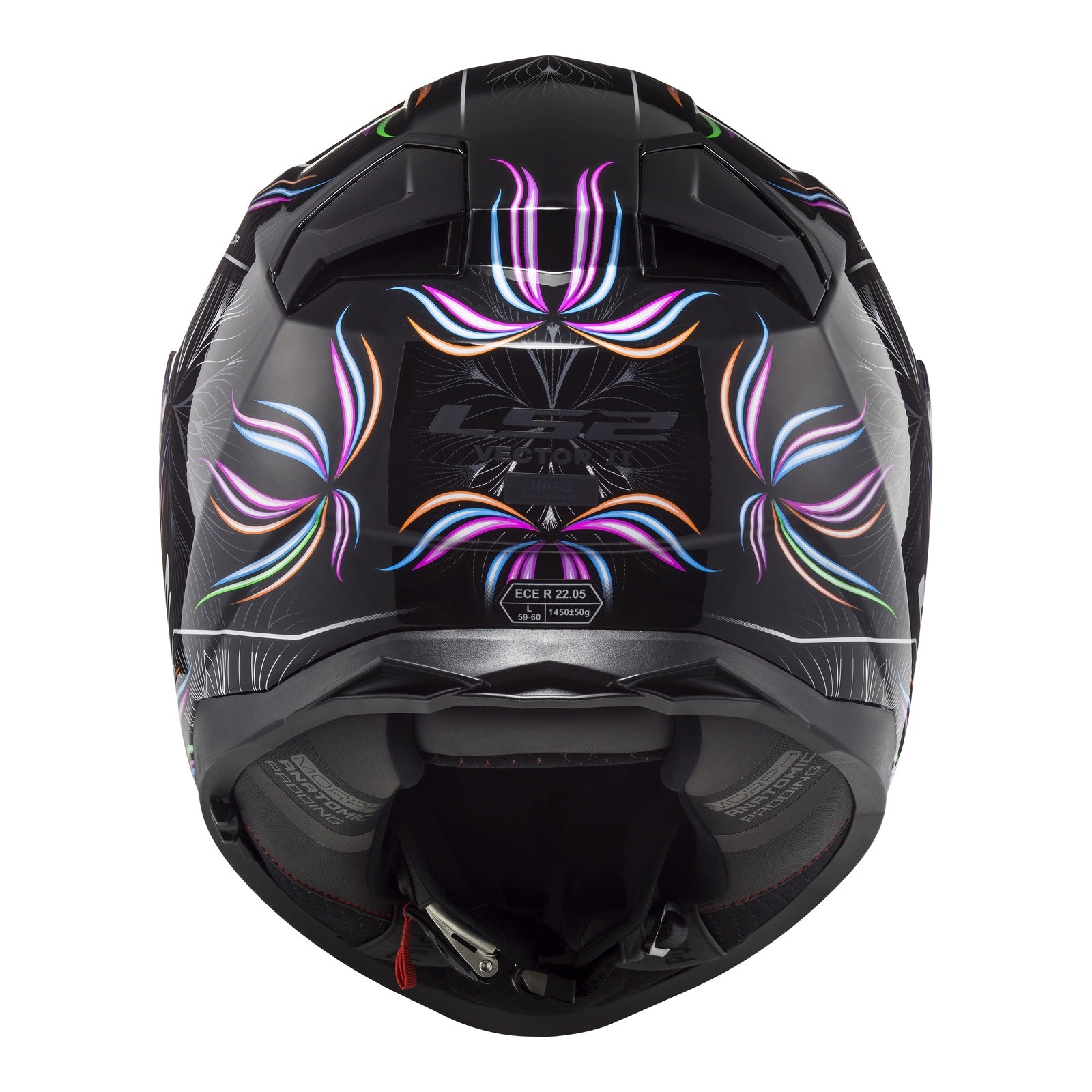 LS2 FF811 Vector II Tropical Helmet - Black / White
