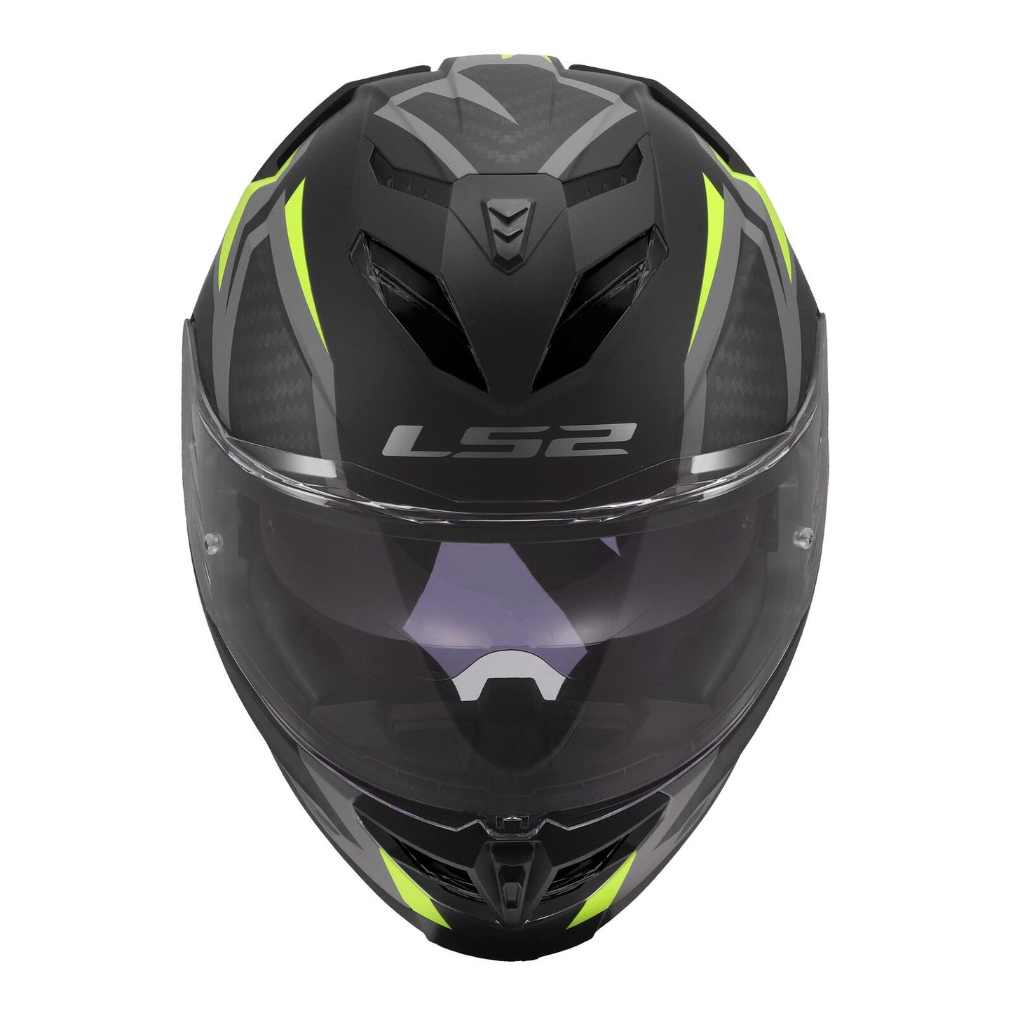 LS2 FF818 Storm III Dynamo Helmet - Black / Hi-Vis Yellow