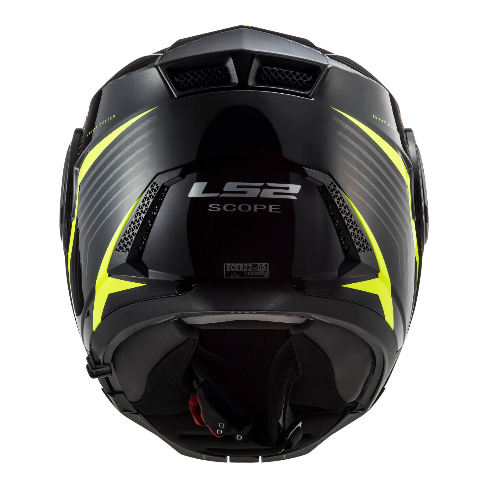 LS2 FF902 Scope Skid Helmet - Black / Hi-Vis Yellow