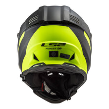 LS2 MX436 Pioneer Evo Router Helmet - Matte Black / Hi-Vis Yellow