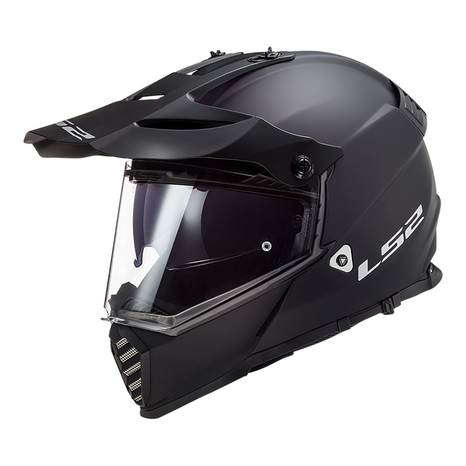 LS2 MX436 PIONEER EVO HELMET - SOLID MATTE BLACK