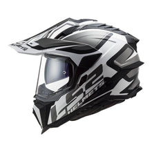 LS2 MX701 Explorer Alter Helmet - Matte Black / White