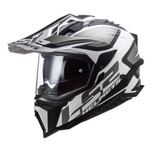 LS2 MX701 Explorer Alter Helmet - Matte Black / White (XS)
