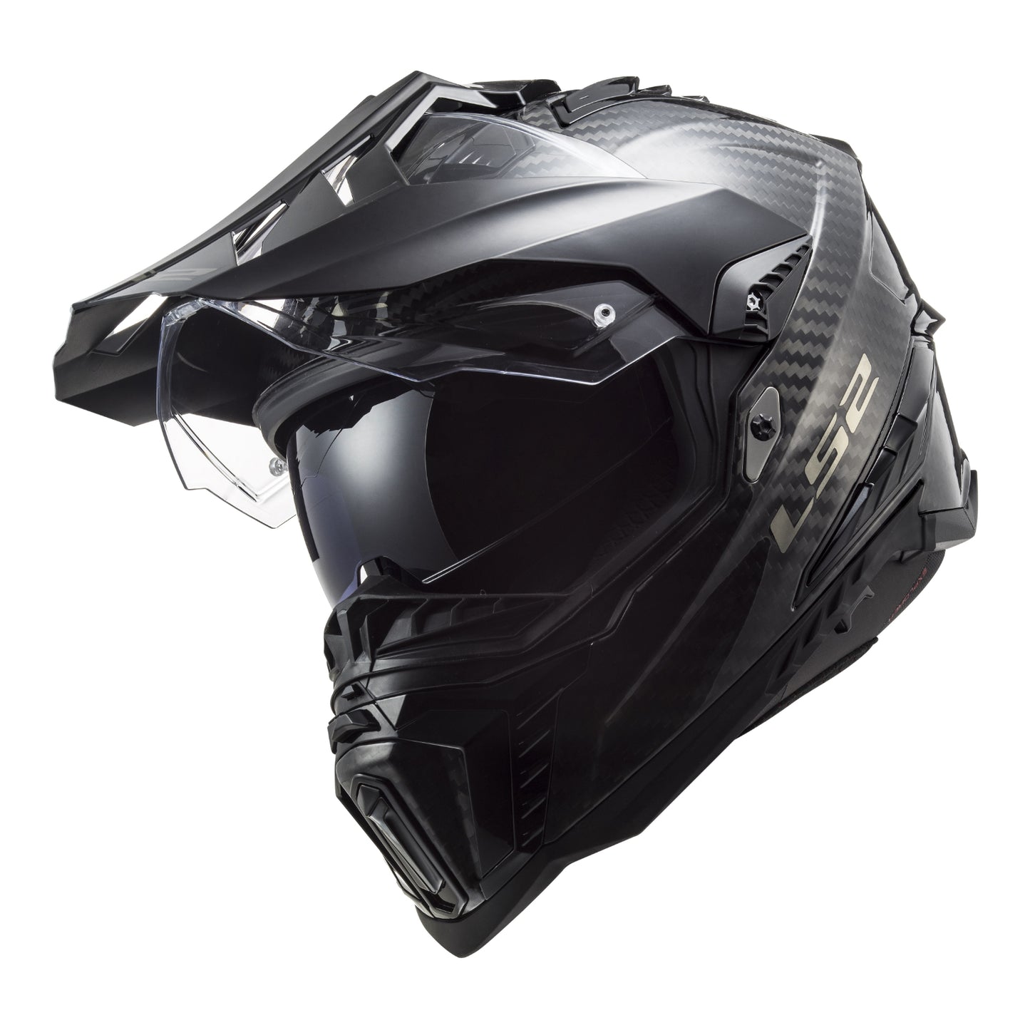 LS2 MX701 Explorer Carbon Solid - Gloss Carbon