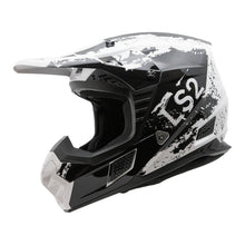 LS2 MX706 COZ Hyde Helmet - Black / White