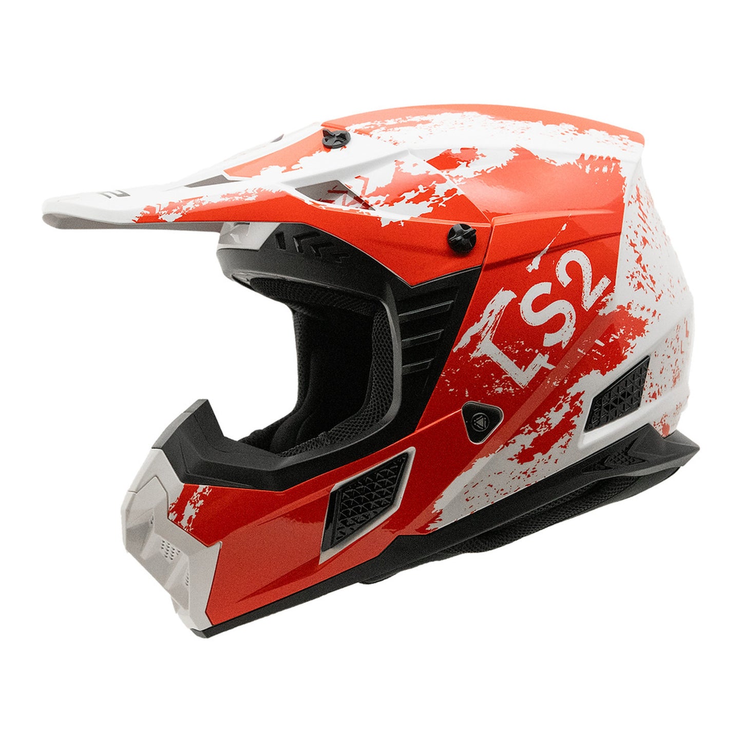 LS2 MX706J COZ Hyde Junior Helmet - Red / White 06