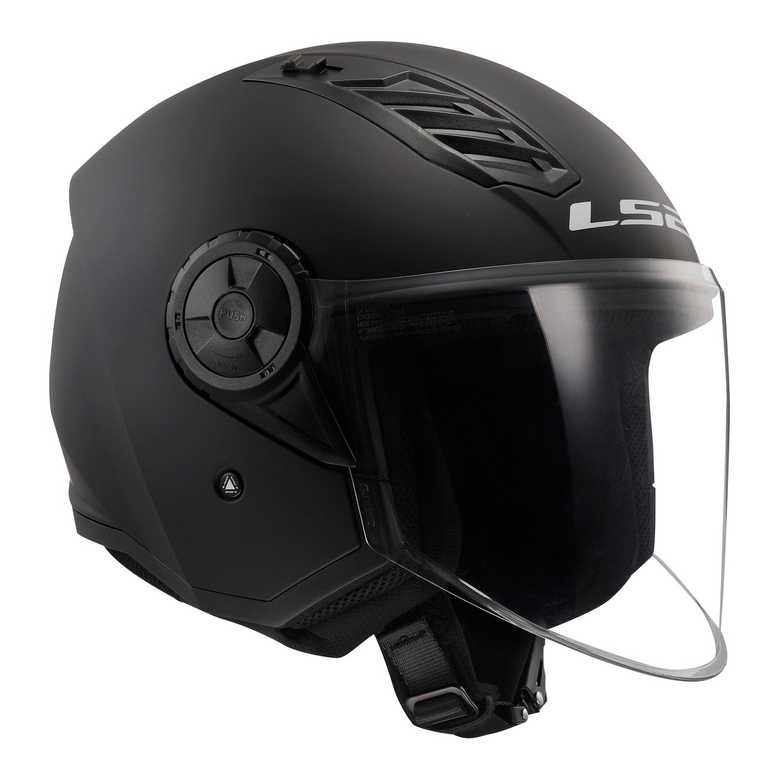 LS2 OF616 Airflow II Helmets - Matte Black 06