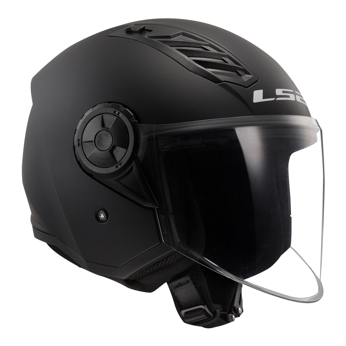 LS2 OF616 Airflow II Helmets - Matte Black 06