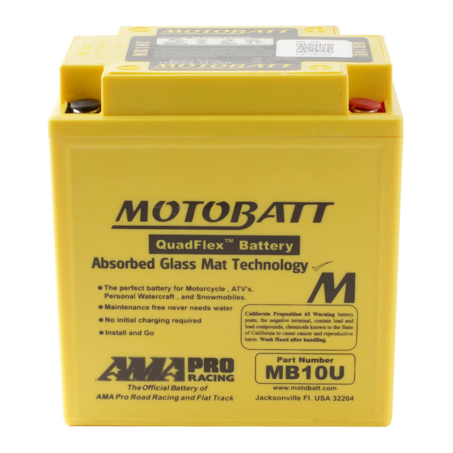 Motobatt Battery Quadflex AGM - MB10U