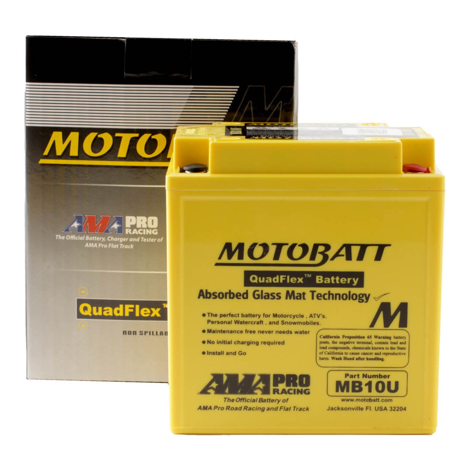 Motobatt Battery Quadflex AGM - MB10U