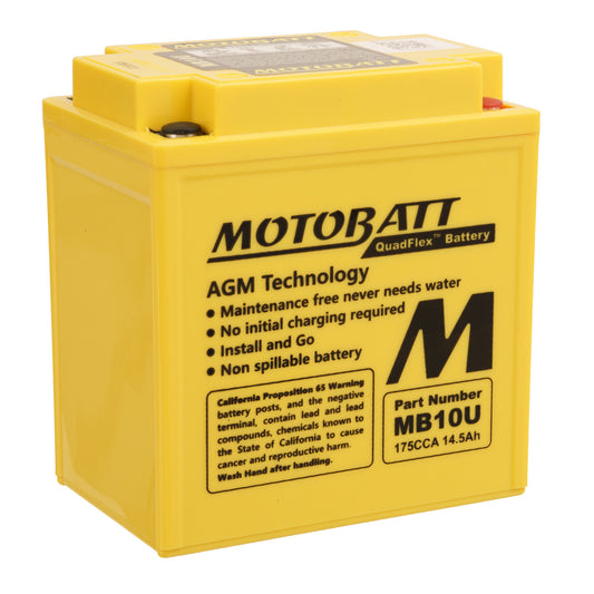 Motobatt Battery Quadflex AGM - MB10U