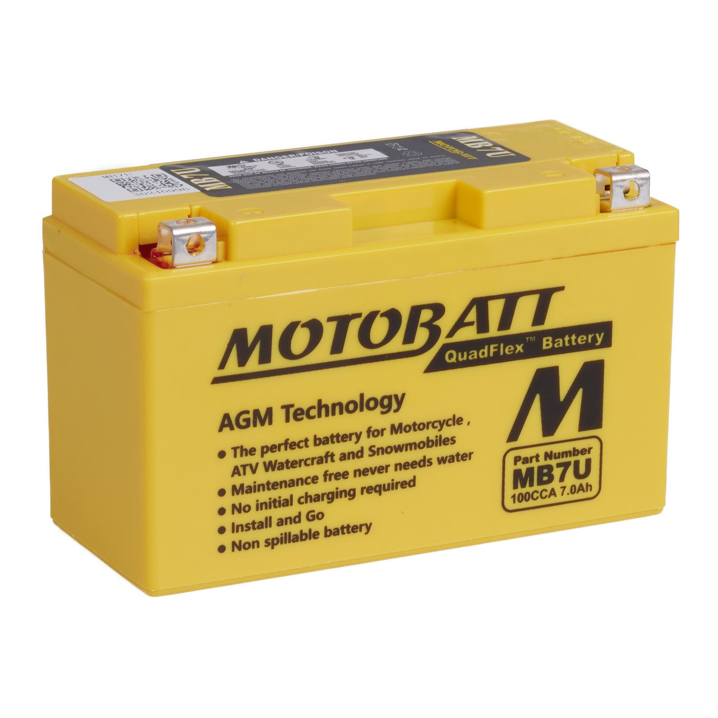 Motobatt Battery Quadflex AGM - MB7U