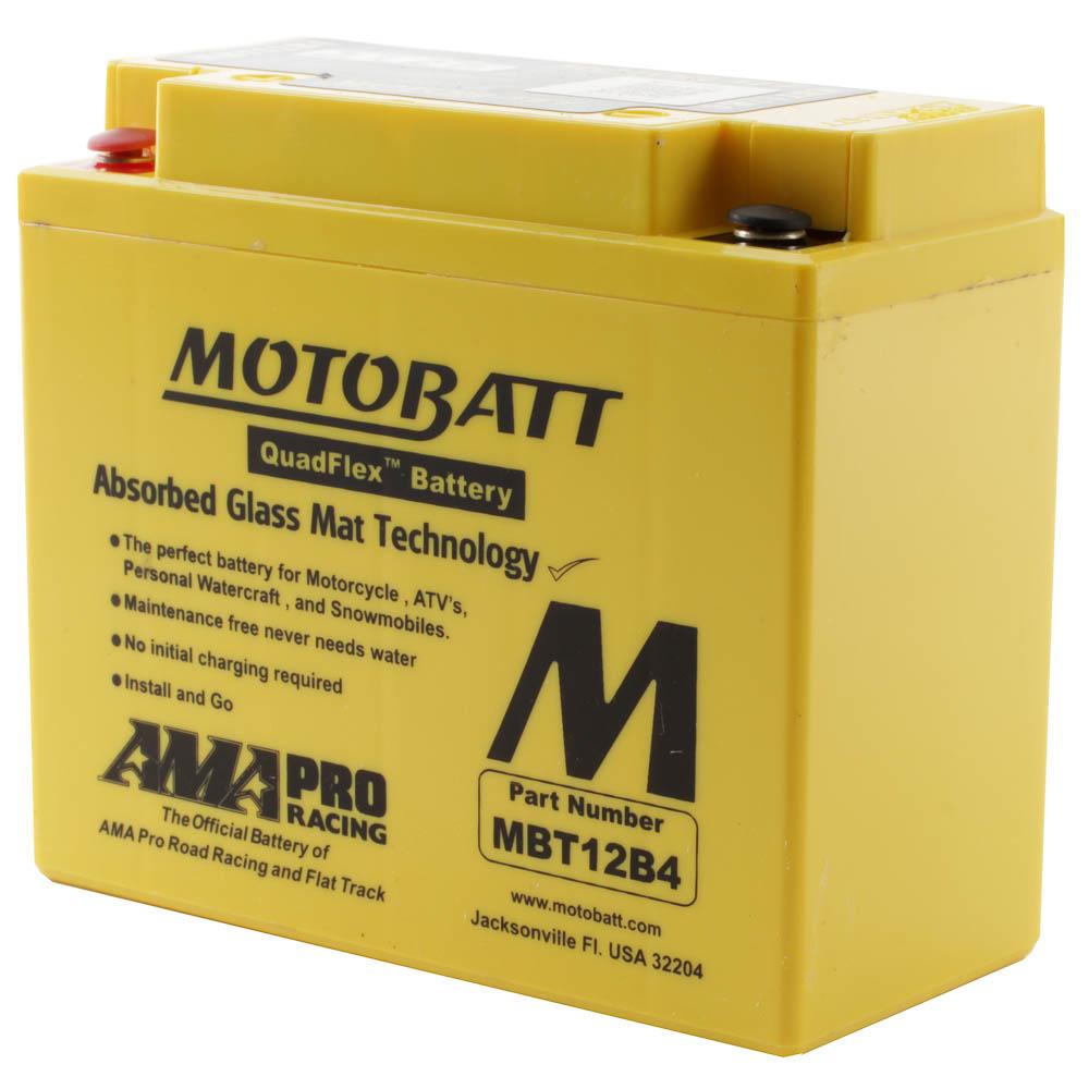 MBT12B-4 MOTOBATT QUADFLEX BATTERY USED