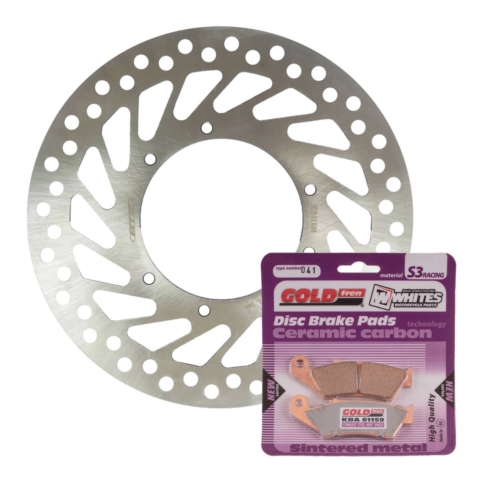 Brake Disc & Pad Front Kit - Honda CRF450R '02-'14