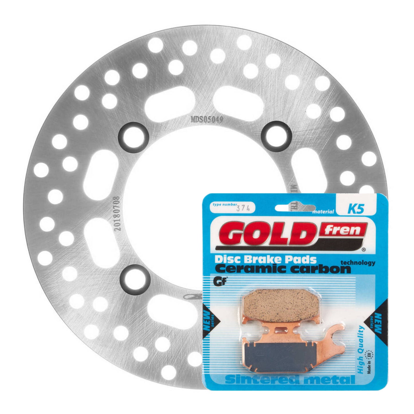 Brake Disc & Pad Front Kit - Suzuki LTA500X,LTA750X - Right