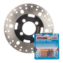 Brake Disc & Pad Front Kit - Yamaha YFM350FX Wolverine '95-'05