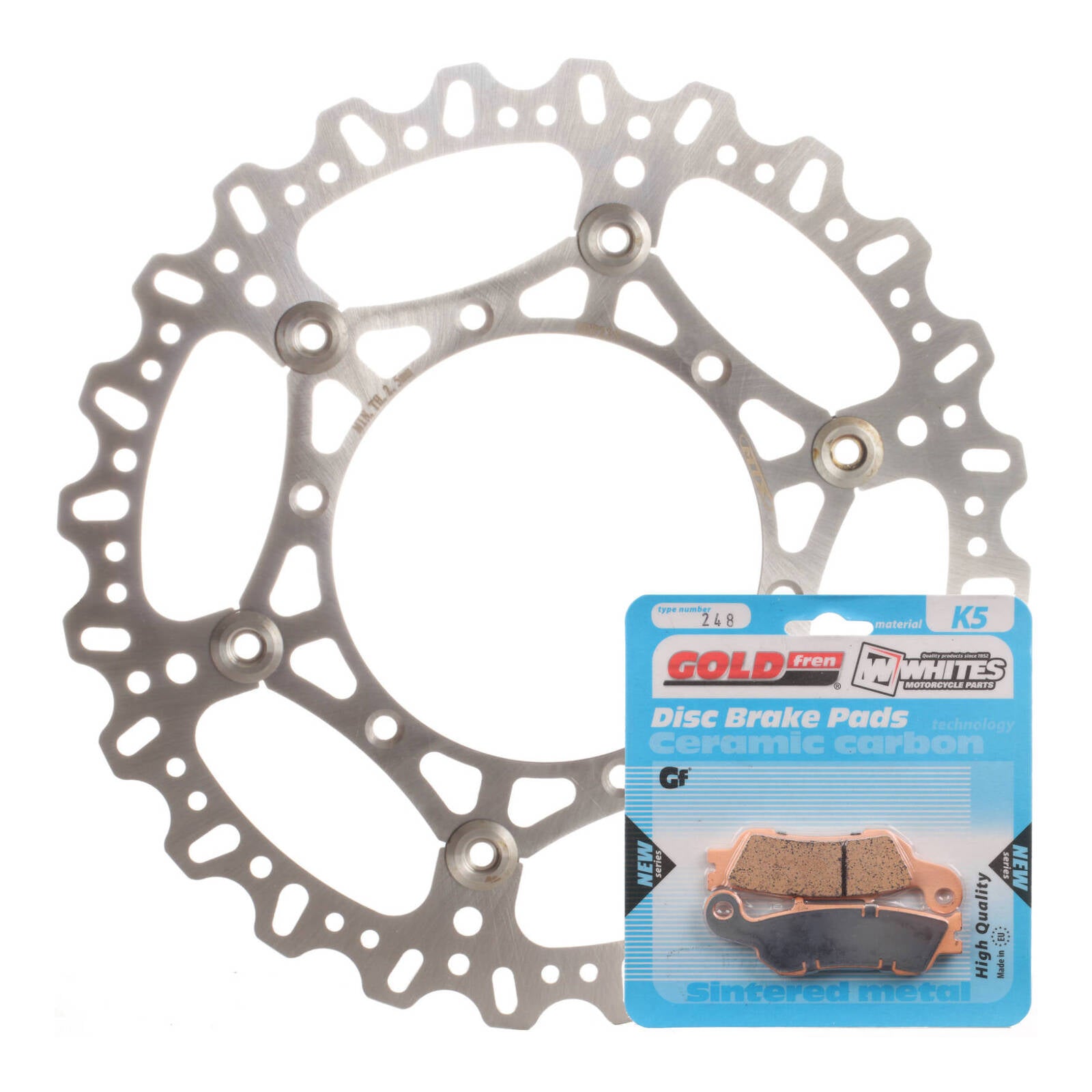 Brake Disc & Pad Front Kit - Yamaha YZ125 '17-'20