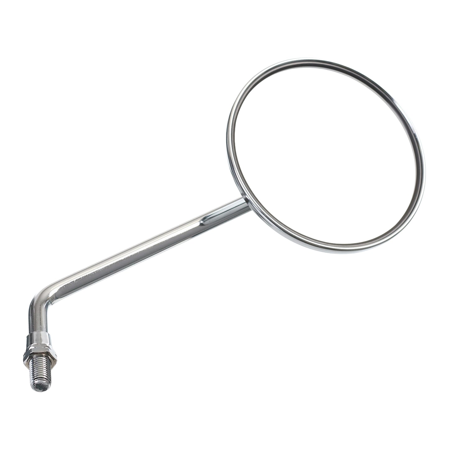 Whites Mirror - 10mm Universal RH Chrome Mirror - Left-Hand Thread