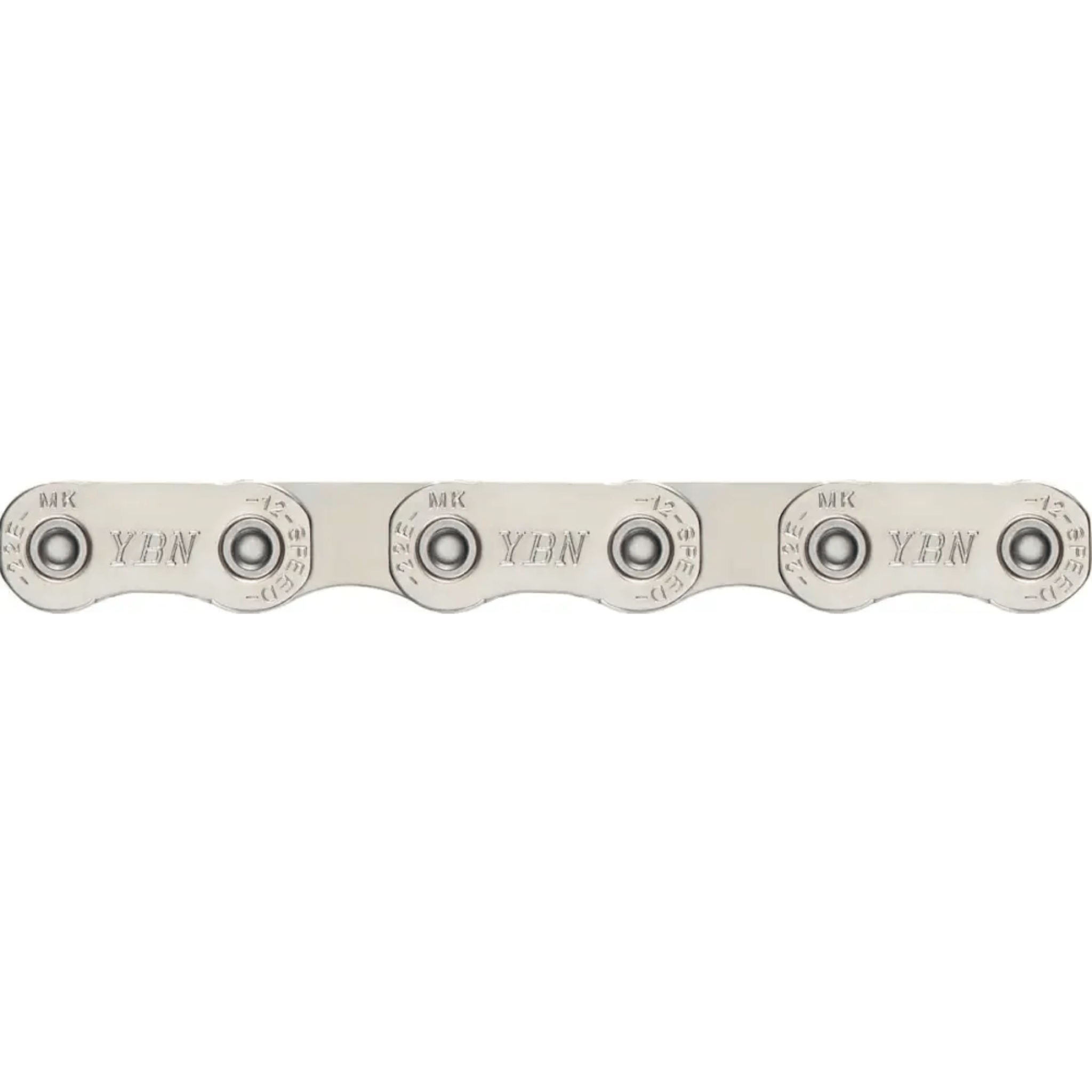 YBN MK12E FlatTop T Type 12 Speed EBike Chain 136L (Silver/Silver)