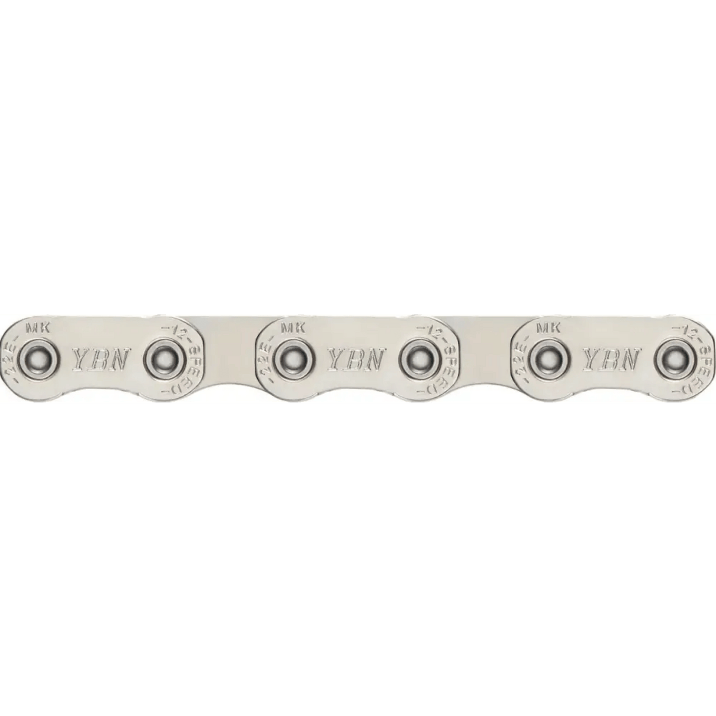 YBN MK12E FlatTop T Type 12 Speed EBike Chain 136L (Silver/Silver)