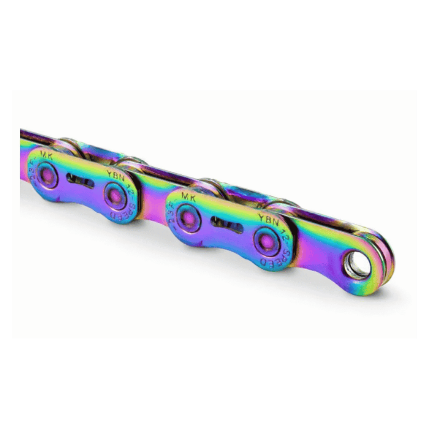 YBN MK12E FlatTop 12 Speed T Type EBike Chain 136L (Ti-Rainbow)