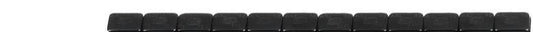 Motion Pro Wheel Steel Weights - 12 x 7g Strip Black