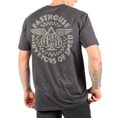 FastHouse Maverick Tee - Graphite Black