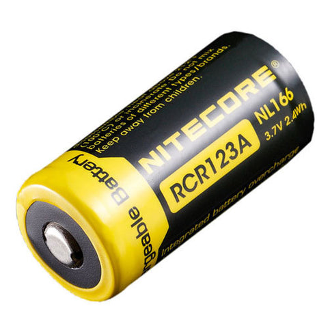 Nitecore Li Ion Rechargebale Battery Rcr123 A (3.7 V, 650m Ah)
