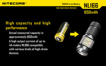 Nitecore Li Ion Rechargebale Battery Rcr123 A (3.7 V, 650m Ah)
