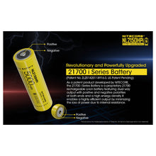 Nitecore 21700i Rechargeable Battery 3.6 V 5000 Mah