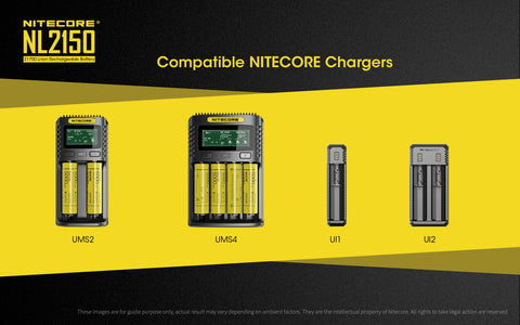 Nitecore 5000 Mah Rechargeable 21700 Li Ion Battery