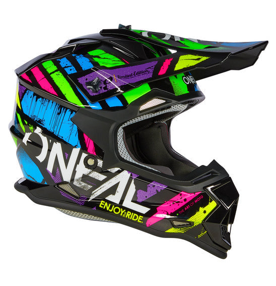O'Neal Youth 2SRS GLITCH Helmet - Multi