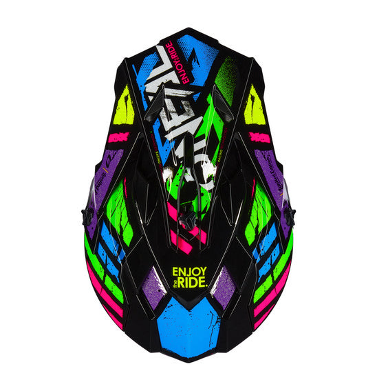 O'Neal Youth 2SRS GLITCH Helmet - Multi