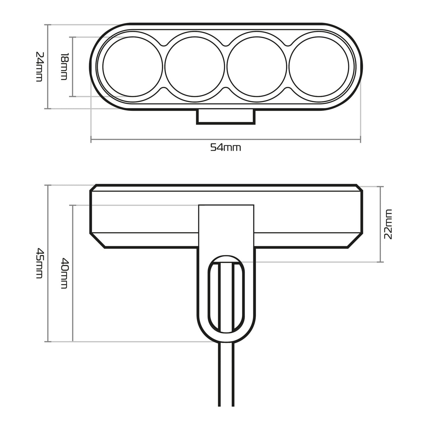 Oxford Strip Light