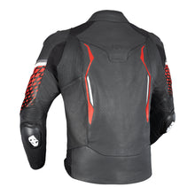 Oxford Nexus 1.0 Leather Men's Jacket - Black / Red