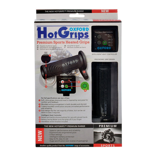 Oxford Hot Grips Premium Sports with V8 Switch