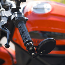 Oxford Fold Away Mirror - Black - PAIR