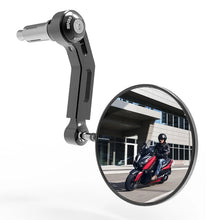 Oxford Premium Bar End Mirror Right - Black