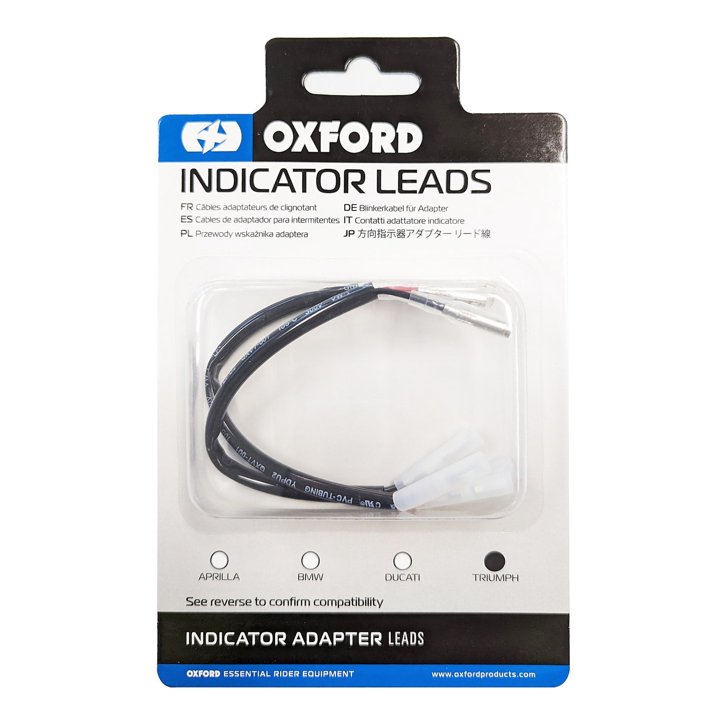 Oxford Indicator Leads - Triumph
