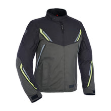 OXFORD HINTERLAND MENS TRILAMINATE JACKET - GREY/FLURO