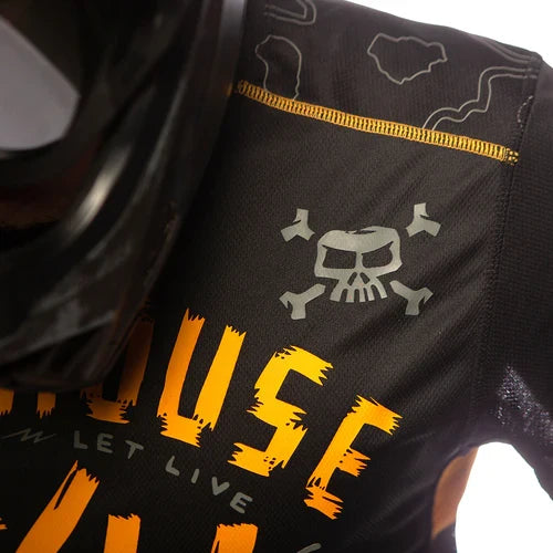 FastHouse Off Road Jersey - Black/Amber