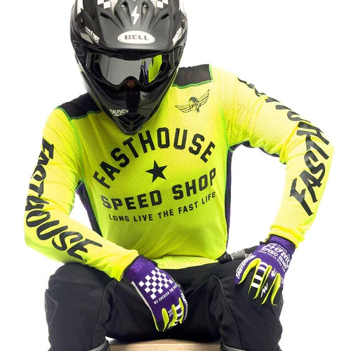 FastHouse Originals Air Cooled Jersey - High-Viz/Black