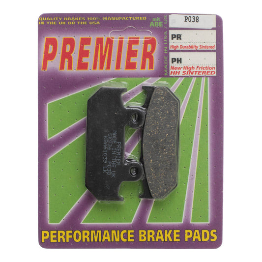 Premier Brake Pads - P Organic Standard