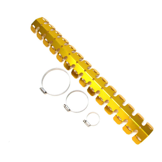 WHITES HEAD PIPE GUARD W/CLAMP - GLD