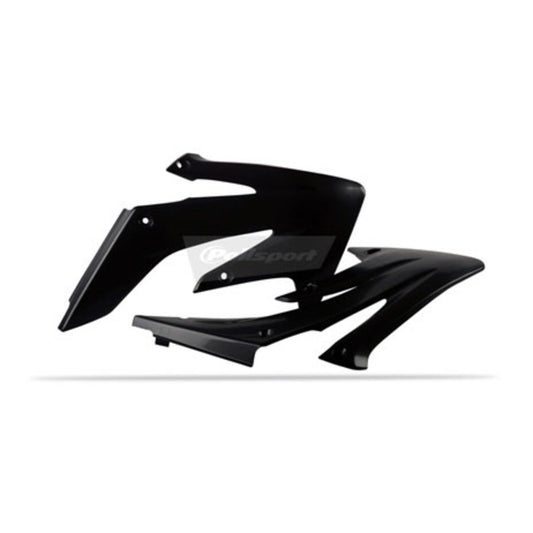 Polisport Radiator Scoops Honda CRF250R ('04-'09) - Black