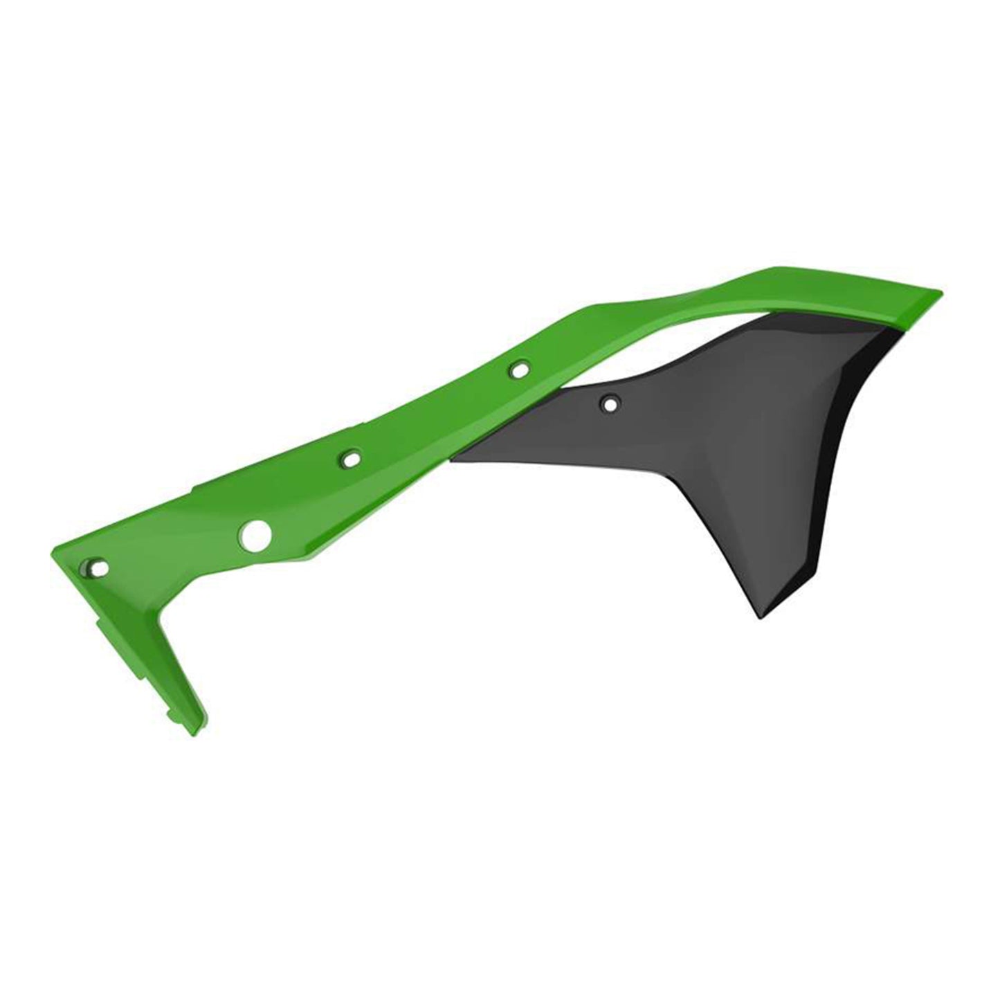 Polisport Radiator Scoops Kawasaki KX250F ('17-'20) - Green/Black