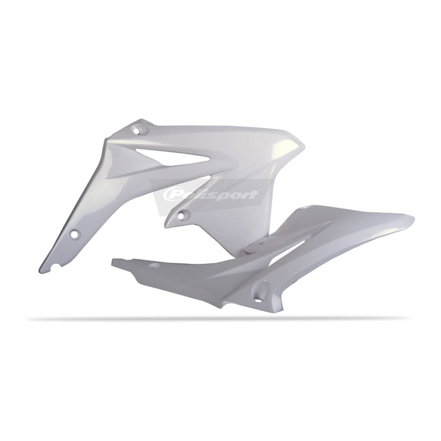 Polisport Radiator Scoops Suzuki RMZ450 ('08-'16) - White
