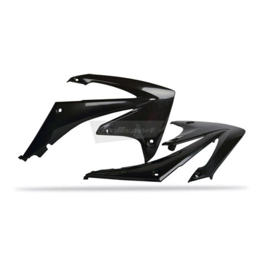 Polisport Radiator Scoops Honda CRF250R ('10-'13) / CRF450R ('09-'12) - Black
