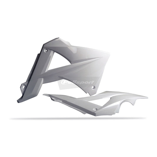 Polisport Radiator Scoops GasGas EC300 '10-'11 - White