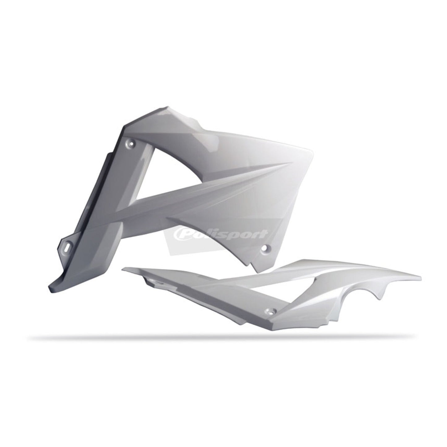 Polisport Radiator Scoops GasGas EC300 '10-'11 - White
